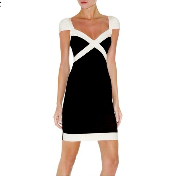 Herve Ledger Umeki Bodycon Dress - Picture 1 of 4
